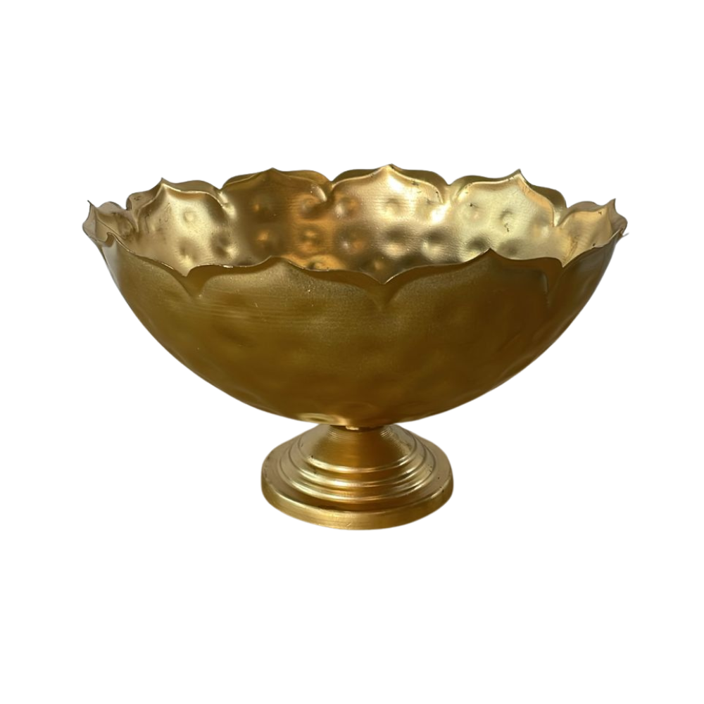 Brass Lotus Bowl Big