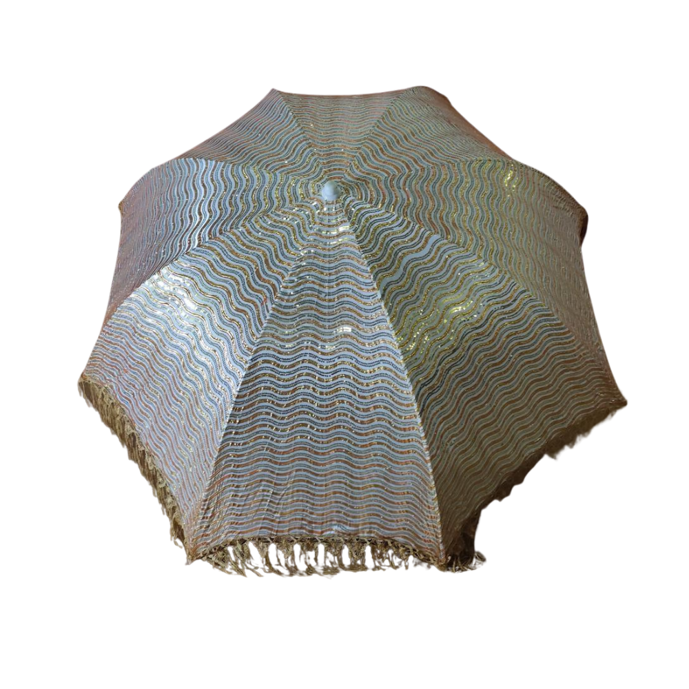 Silver Printed Umbrella