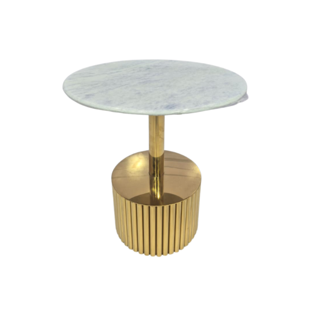 Gold Marble Side Table