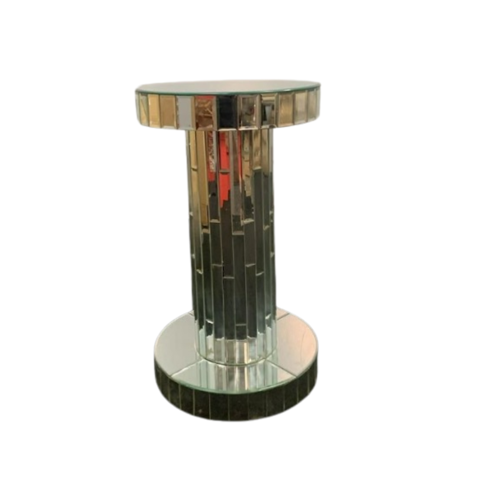 Mirror Round Pedestal
