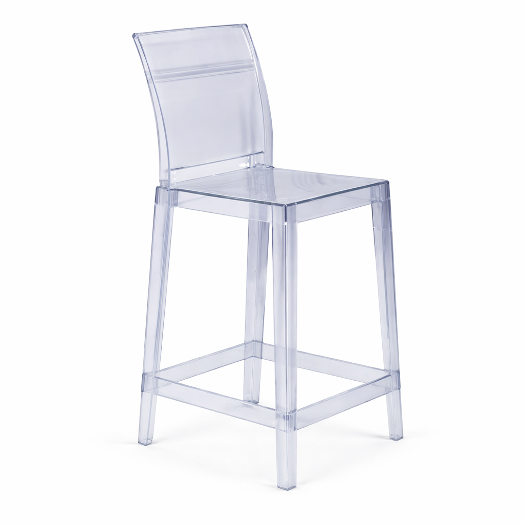Square Ghost Bar Chair