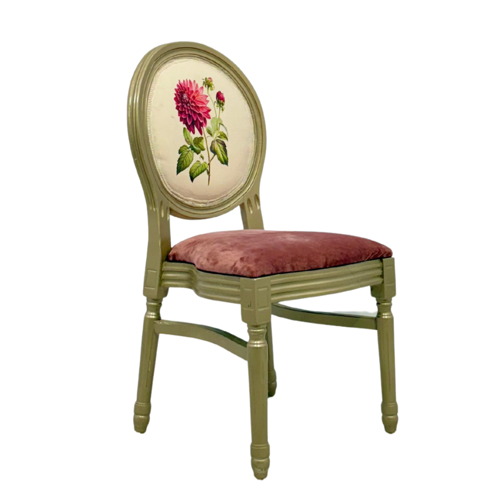 Floral Victorian Chair