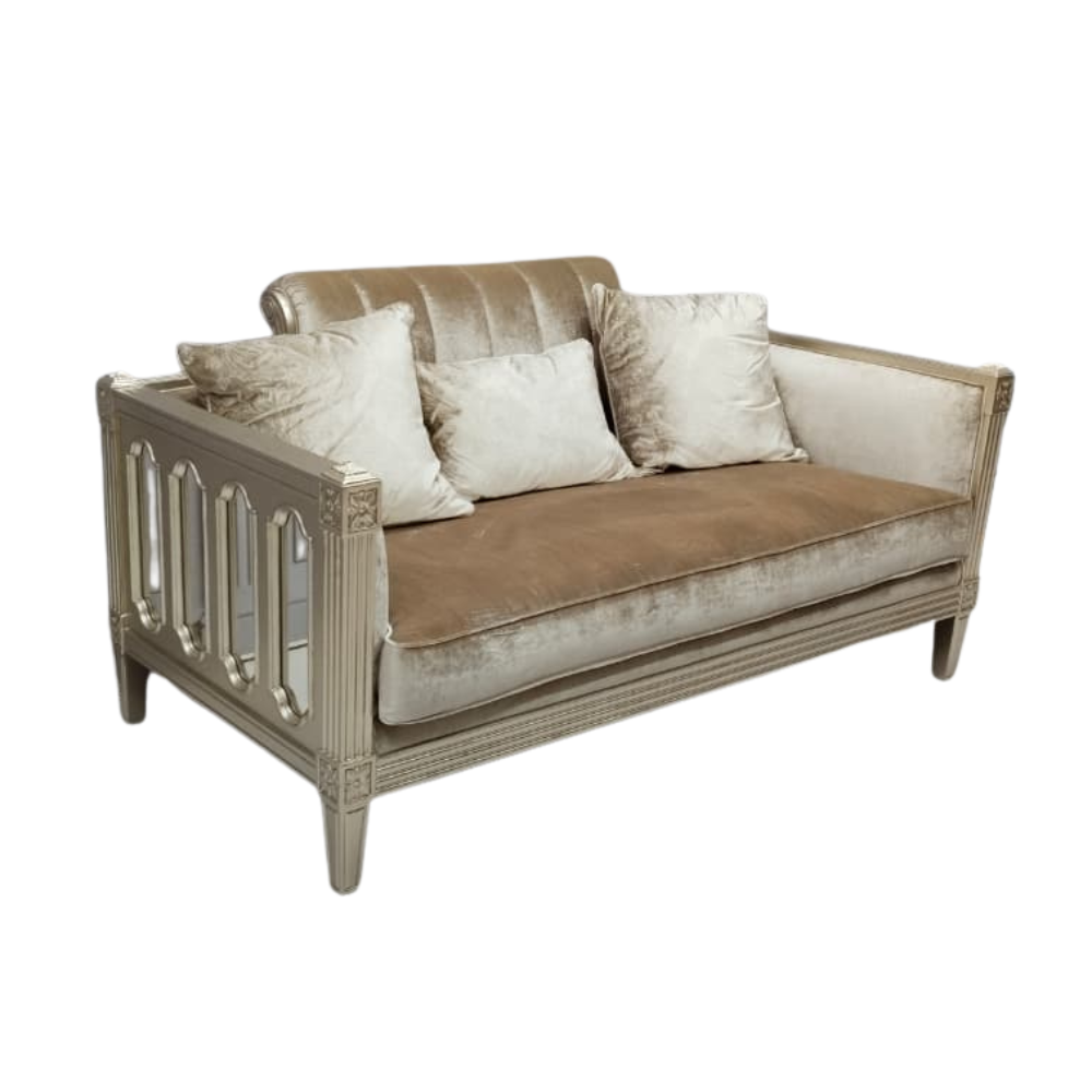 Royal Mirror Three Seater Sofa