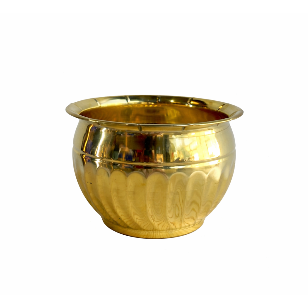 Brass Round Bucket Big