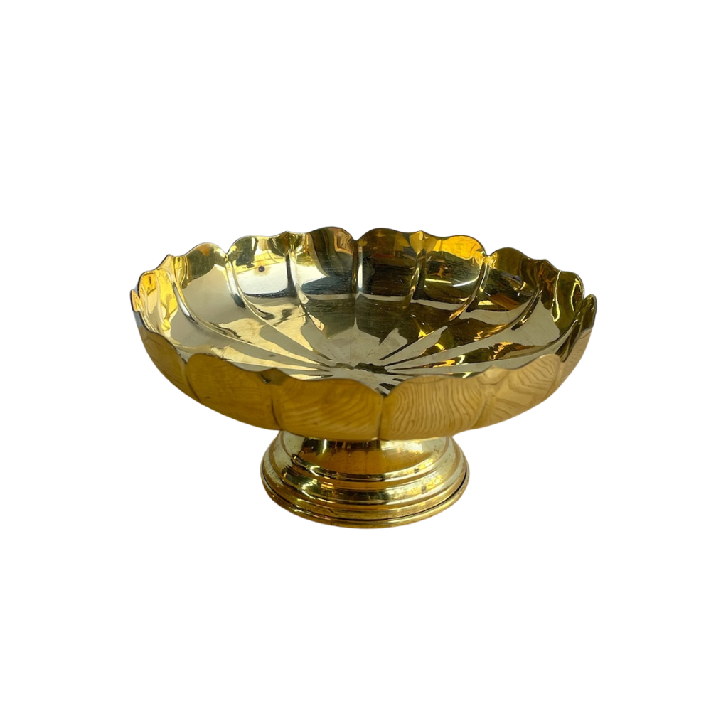 Brass Lotus Bowl