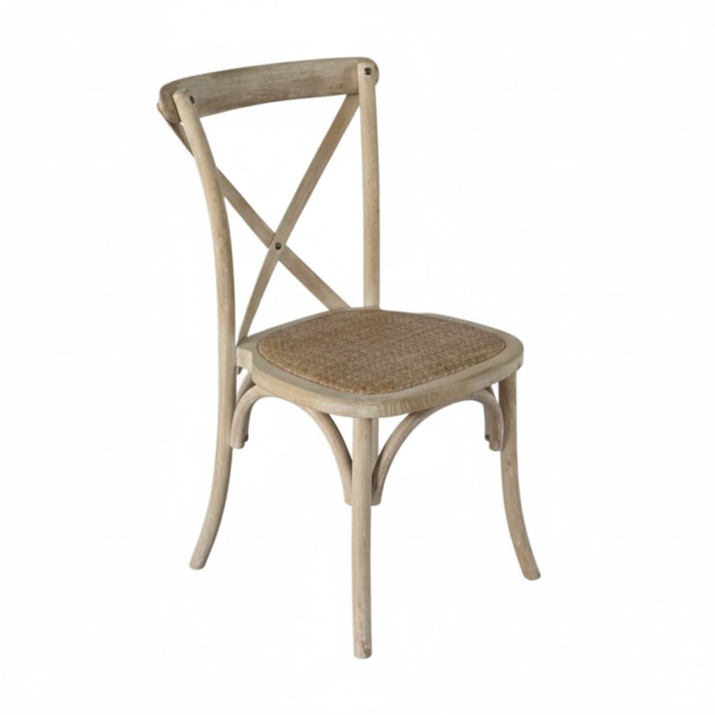 Wooden Cross Back Chair