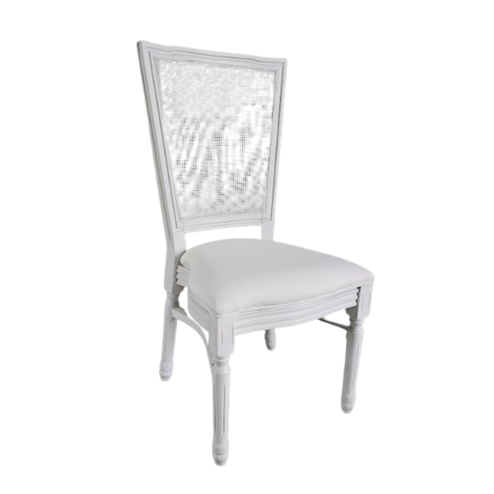 White Rattan Chair