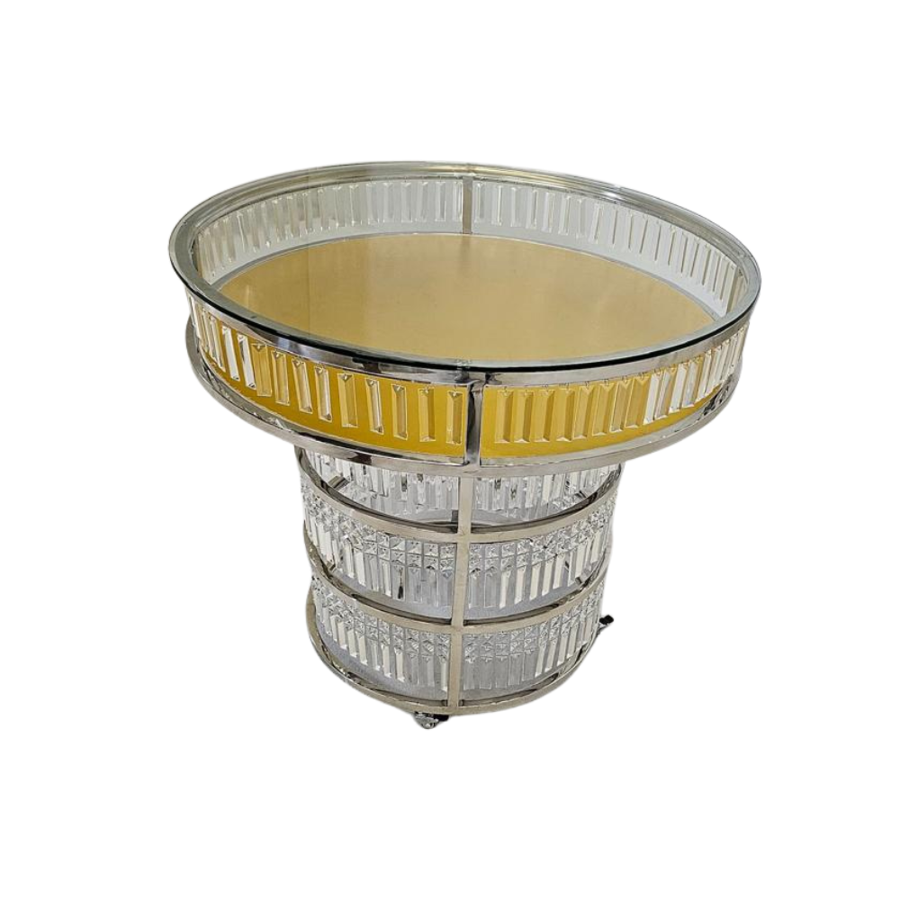 Tassel Cake Table (Silver)