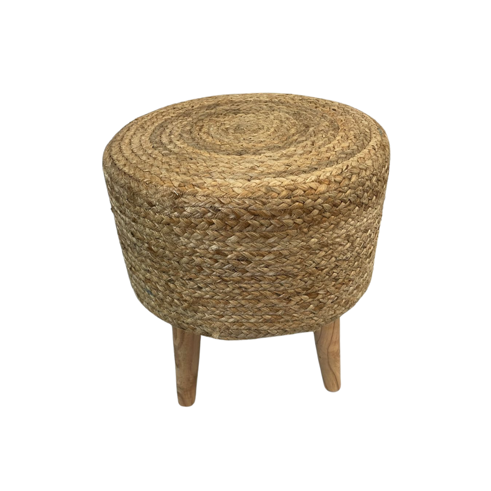 Jute Poof