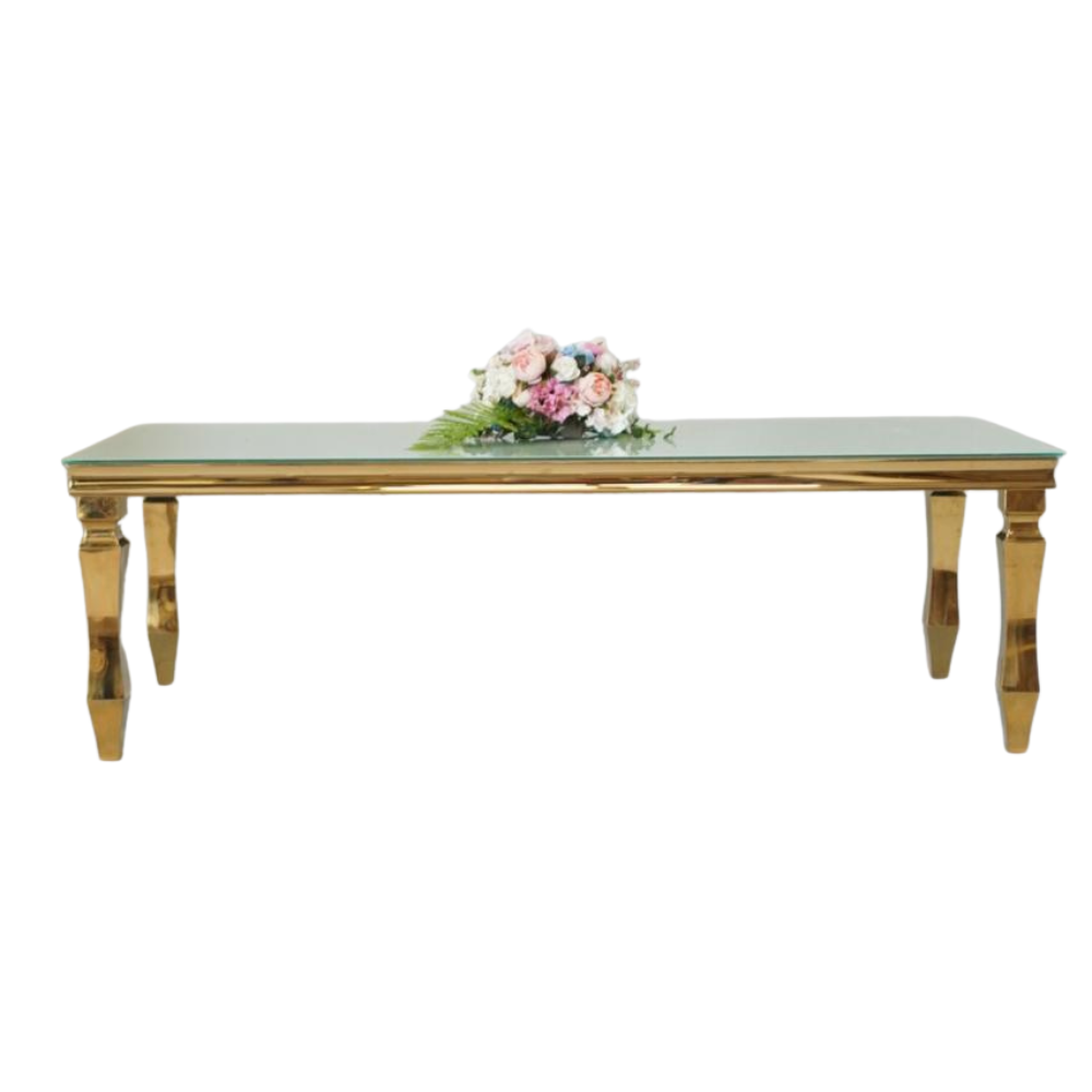 Royal Dining Table With Glass