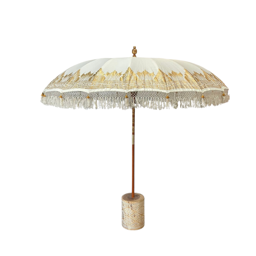 Bali Parosal White Umbrella