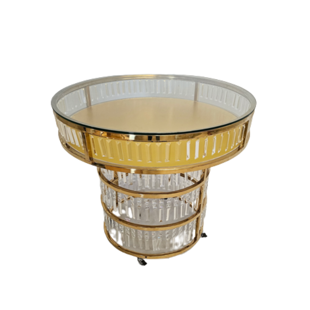 Tassel Cake Table (Gold)