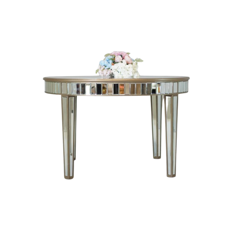 Round Mirror Table 4ft