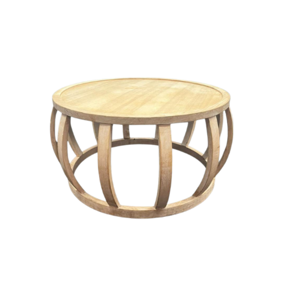 Round Wooden Coffee Table