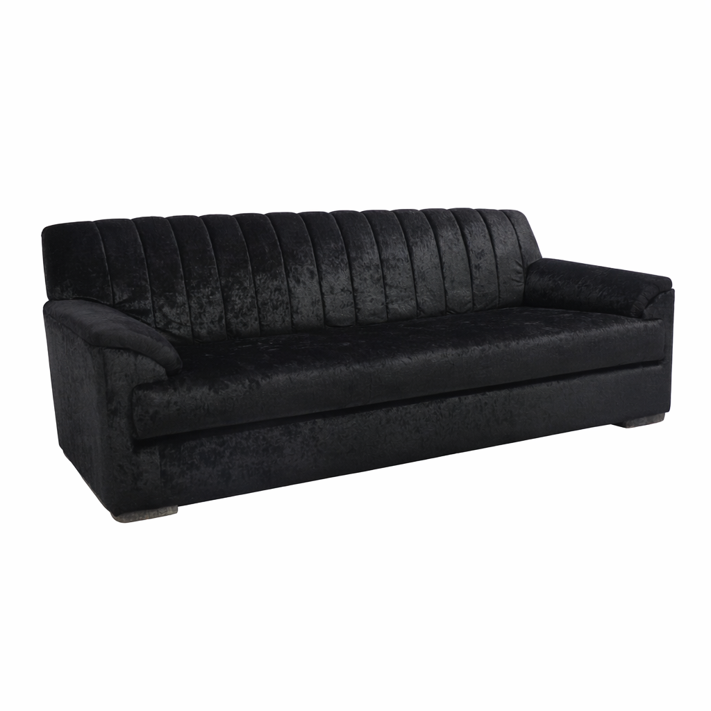 Black Velvet Sofa