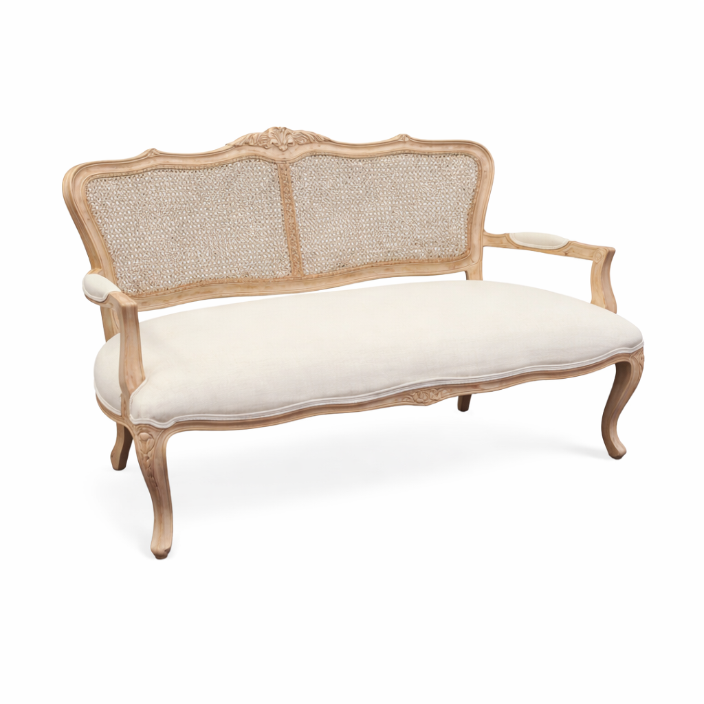 Rattan Three Seater Sofa