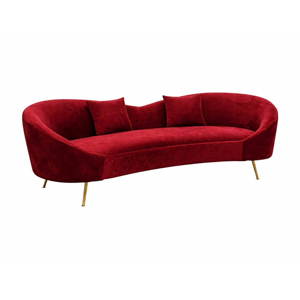 Elegance Maroon Sofa