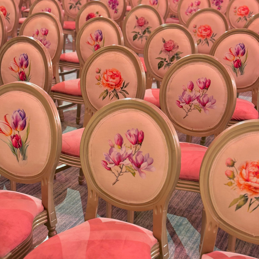 Floral Victorian Chair