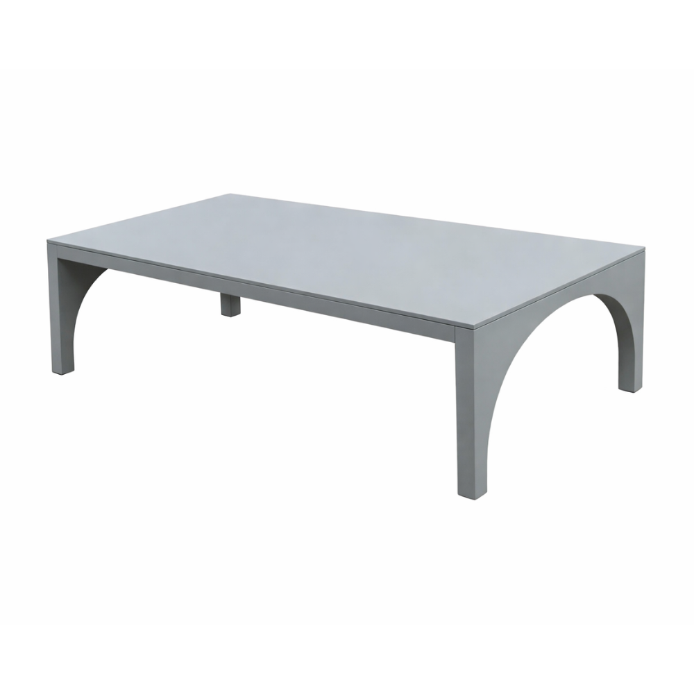 White Curve Dining Table