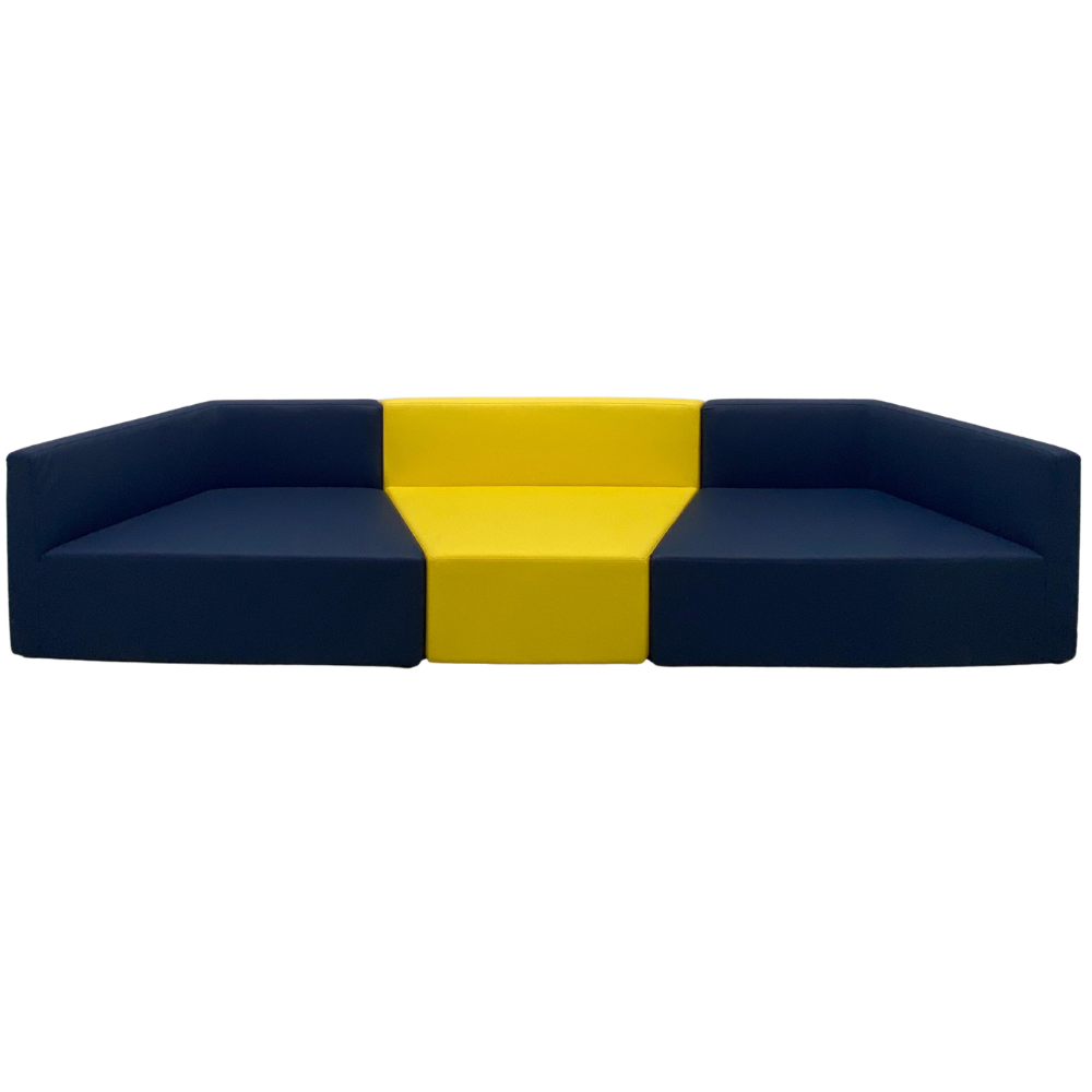 Yellow Seating with Back