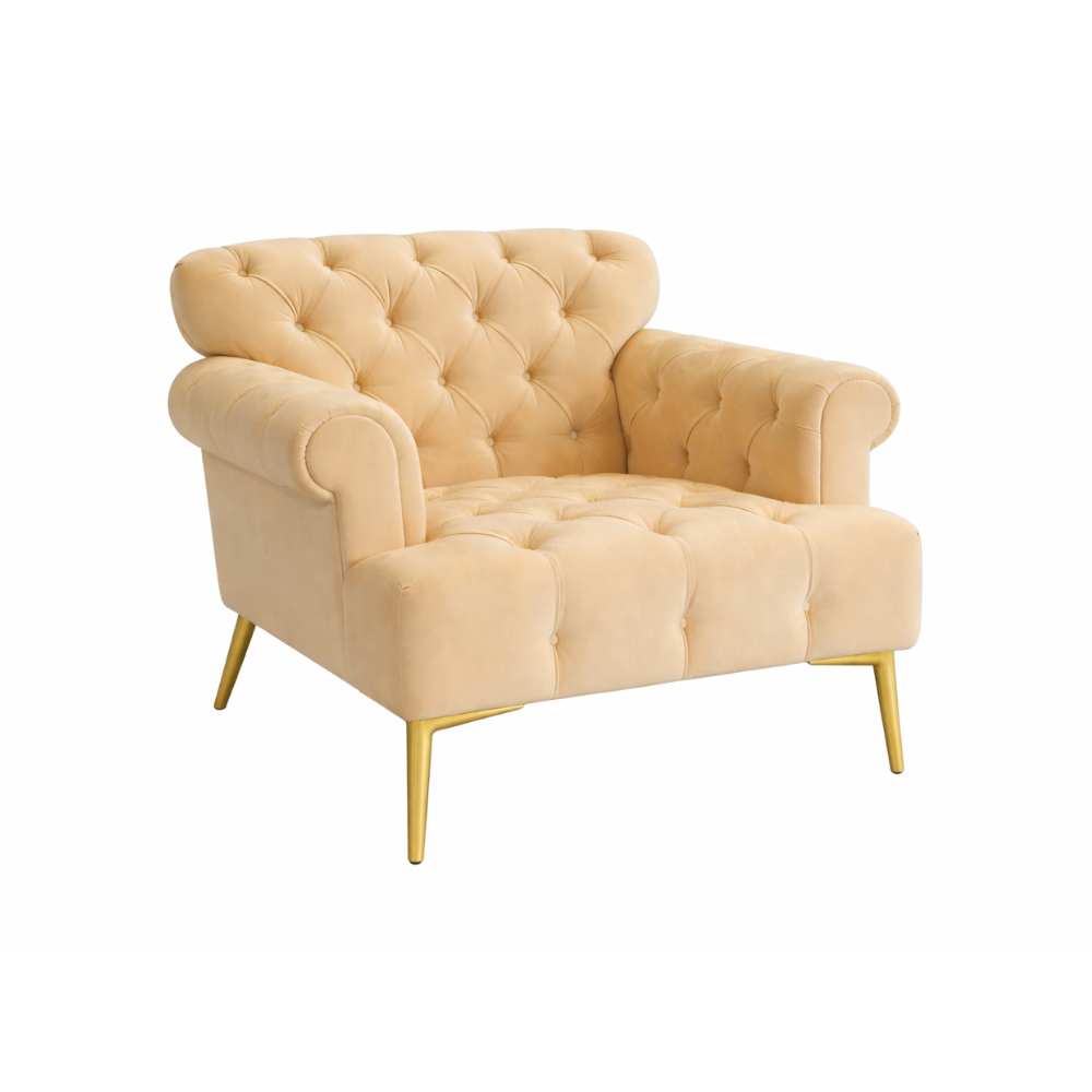 Beige Single Seater Sofa