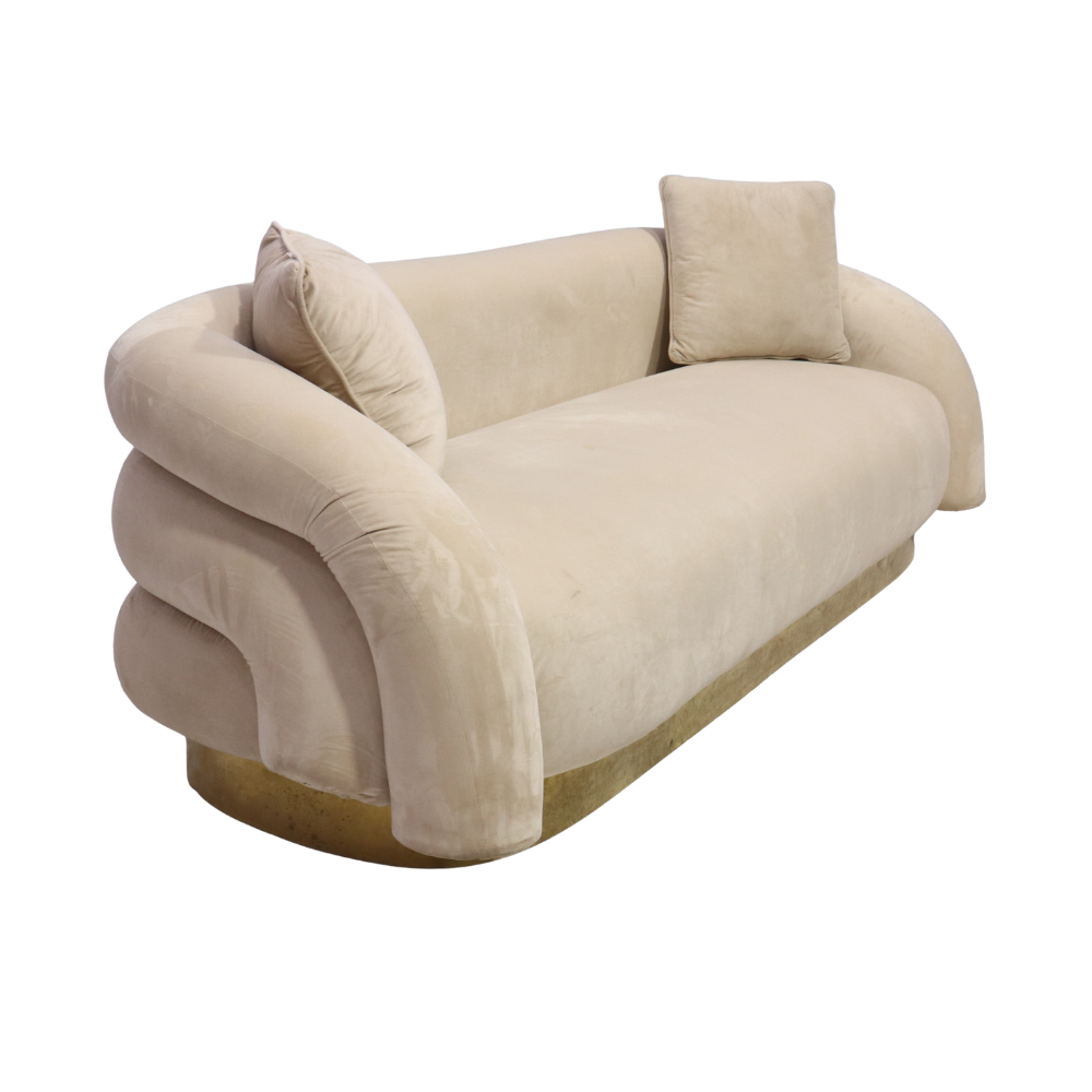 Plum Three Seater Sofa