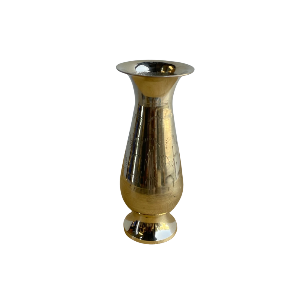 Brass Flower Table Vase Small