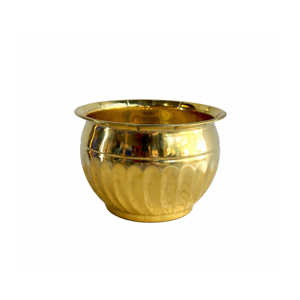 Brass Round Bucket Medium