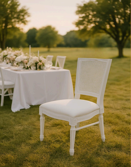 White Rattan Chair